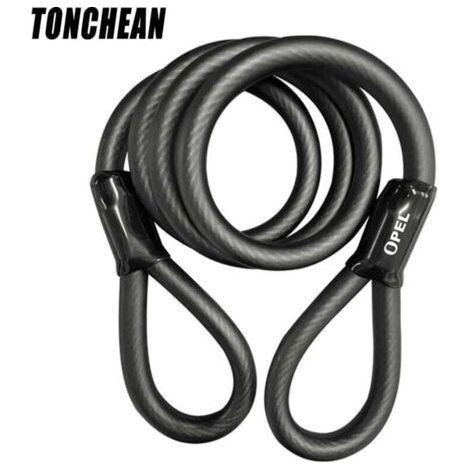 Câble Acier Galvanisé 1,2 Mètres Noir Mat Haute Résistance (1/4)