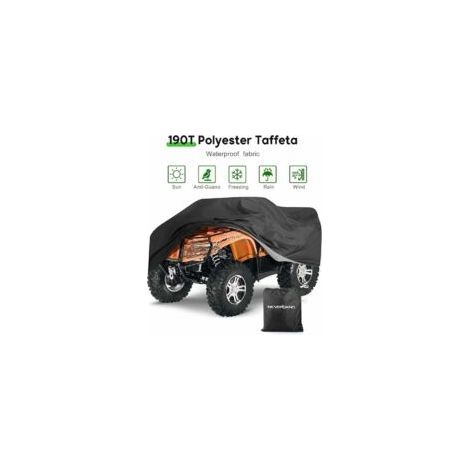 Convient pour quad 190T, bâche de protection pour moto tout-terrain, camping-car, housse de moto imperméable, coupe-vent, résistante aux UV, 256 x 110 x 120 cm - (1/2)