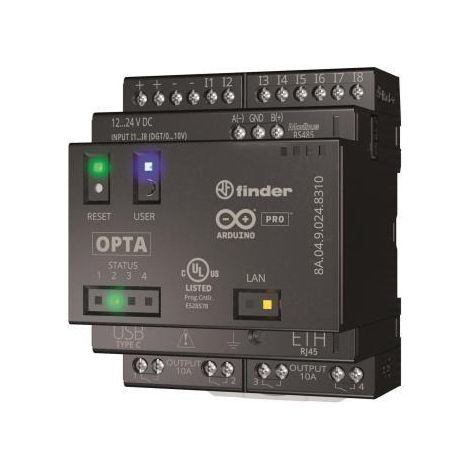 Finder OPTA Plus 8A.04.9.024.8310 relé programable plata