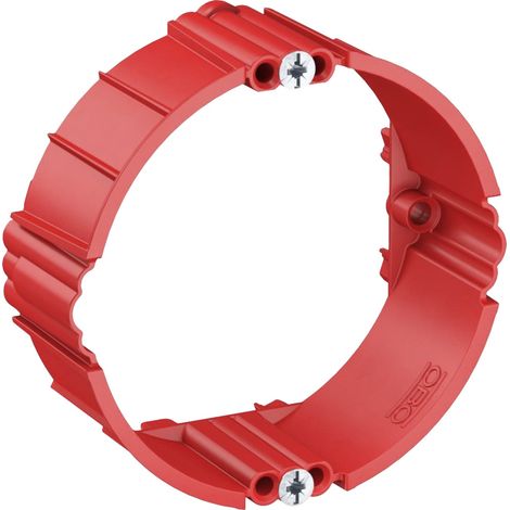 OBO Bettermann UP Putzausgleichsring für Unterputzdose Ø60mm, H24mm Polystyrol signalrot, 25 Stück, 2003744 (1/4)