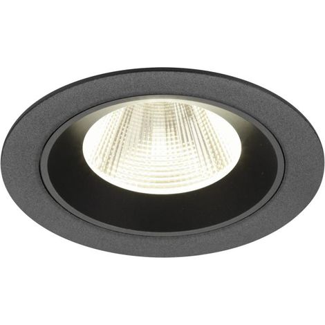 Encastré downlight NUMINOS® M intérieur 4000 K 20° IP20 rond noir - SLV - 1009631