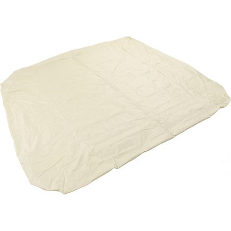Couverture de spa carrée imperméable en polyester enduit d'argent 190, résistante aux intempéries, pour baignoire balnéo, 207 x 207 x 30 cm / 81,5 x 81,5 x 11,8 pouces, beige (1/5)