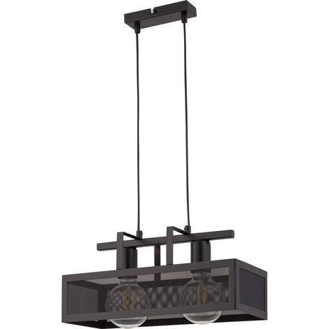 Sigma ALBERT 32175 Suspension Luminaire Noir 80 cm