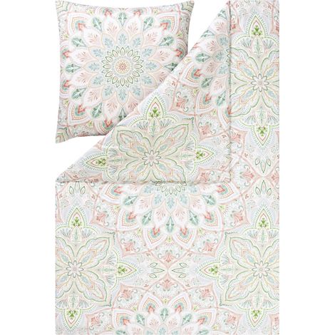 Set di biancheria da letto Estella 3418/525 Jamiro in cotone biologico, 200x220 cm, 3 pezzi. (1/2)