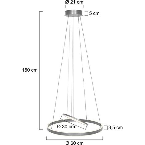 Suspension design Ringlux avec LED directionnelle - 3514ST (1/4)