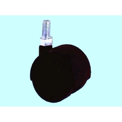 Ruote Doppie in nylon con perno - Art. 528 -   mm. 30 - Portata kg. 25 - 4 Pz