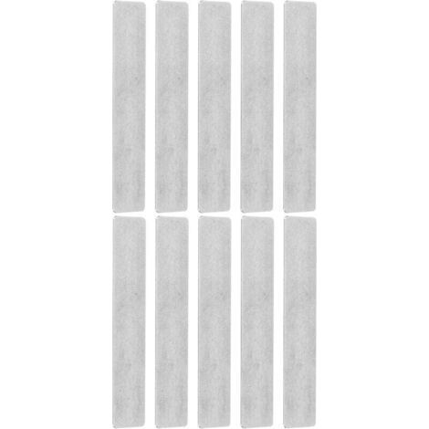 Air Compressor Flapper 10 Pieces Rectangular Valve Plate, Standard Size Cast Iron Valve Plate for Air Compressor, Replacement Valves for 51mm Cylinder for 0.75-1.5KW (1/4)