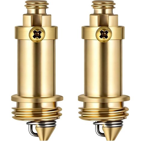 Set of 2 Pop-Up Click-Clack Mechanisms for Sinks and Bathtubs, Brass Spring Rods, Standard 8mm Diameter Filling, Quick Installation and Compatible with Most Drain Plugs (1/5)