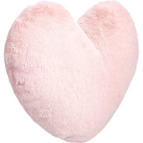 Filiyano-Coussin décoratif en polyester, 40 x 52 cm, cœur rose (1/4)