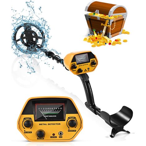 High-Precision Metal Detectors, Adjustable Height 78-108cm, Professional Metal Detectors with 25cm Waterproof Search Coil, Maximum Depth 20cm, Suitable for Children and Adults (1/5)