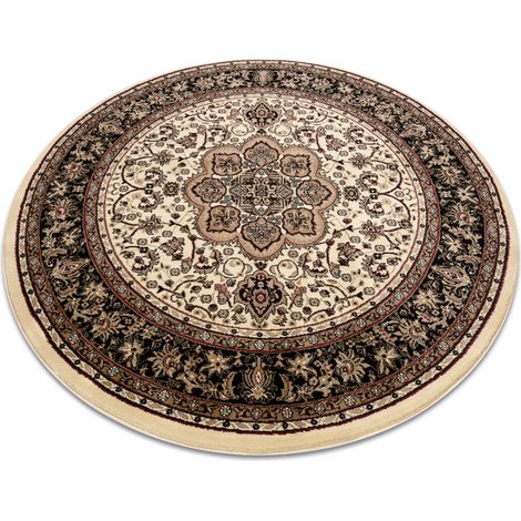 Tappeto ROYAL ADR cerchio disegno 521 caramello beige rotondo 150 cm