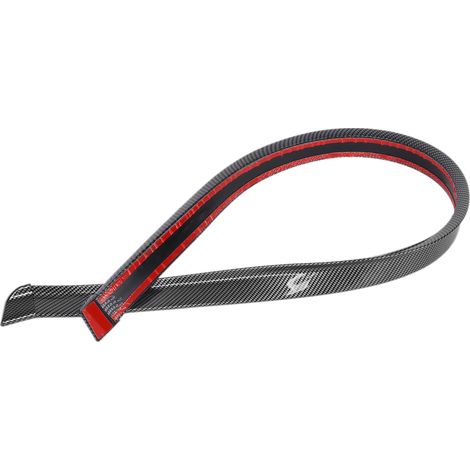 Aileron de coffre arrière de 1,5 m, en caoutchouc couleur fibre de carbone, universel pour voiture et camion (1/5)