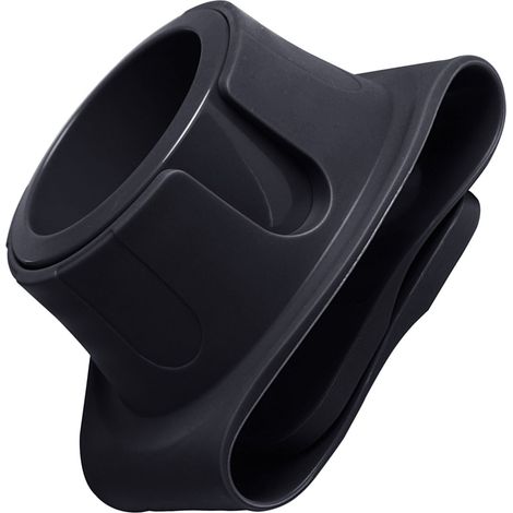 Getränkehalter aus Silikon für Sofa und Couch, auslaufsicher, hitzebeständig, für Sessel, Kaffeetablett, Schwarz (1/5)