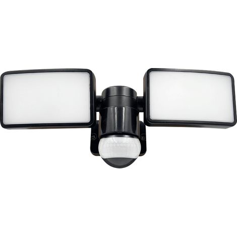 Projecteur LED avec détecteur de mouvement étanchéité 10 W, 1200 lumens, extérieur, éclairage extérieur 6 000 K, de sécurité IP54 (1/5)