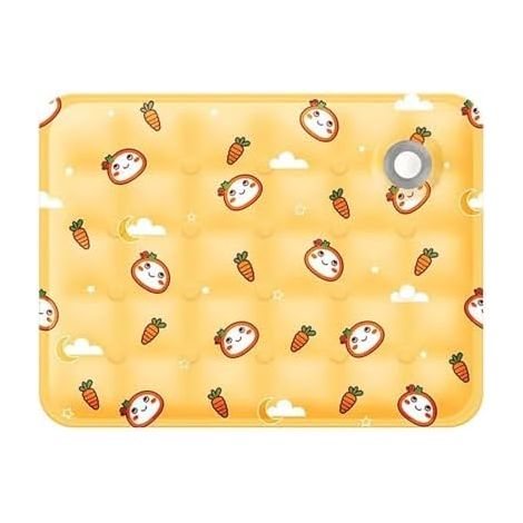 KüHlmatte Hund SelbstküHlend Kühlmatte for Katzen und Hunde, Sommer, langlebige Eisdecke for Sofa, wiederverwendbares Kaltbett for kleine große Haustiere, Anti-Hitze(Yellow,50cmx60cm) (1/5)