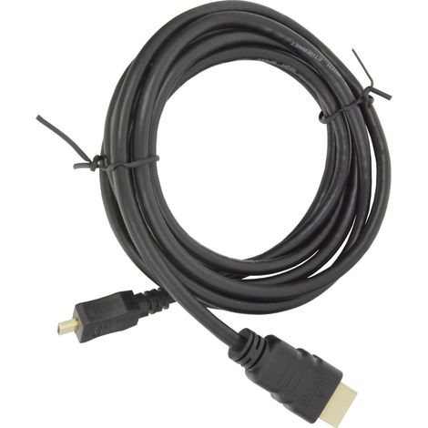 Cavo HDMI/Micro HDMI Akyga AK-HD-18R 1.4 Full HD 4K 1080P, lunghezza 1,5 m.