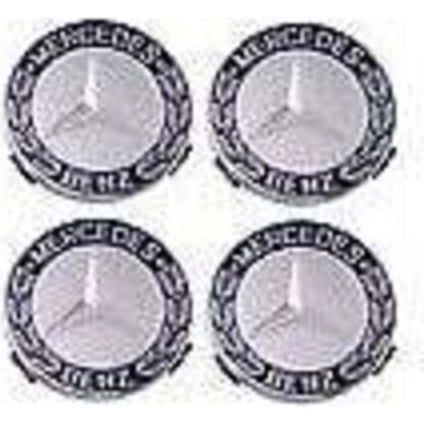 Enjoliveur 4 pièces pour Mercedes Benz 75mm - Bleu (1/5)