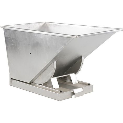 Cassone ribaltabile in acciaio inox 304 - 900 litri - LTS90