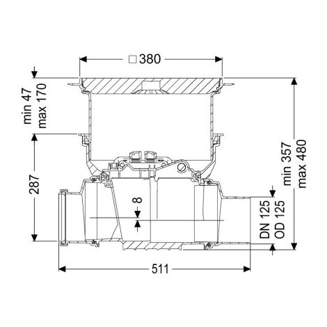 KESSEL 700125.10S Tuyau de nettoyage Staufix
