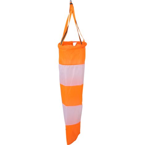 Flughafen-Windsack – reißfestes Nylon – 0,8 m – reflektierendes Band – Windmessung – Park/Bauernhof