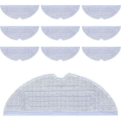 Bardusch-Serpillere Roborock S7, 10 Pièces Serpillère de Rechange pour Roborock S7/S7 Plus/S7 MaxV/ S7 MaxV Plus/ S7 MaxV Ultra /S7 Pro Ultra Aspirateur Lavable Microfibre Lingettes (1/4)