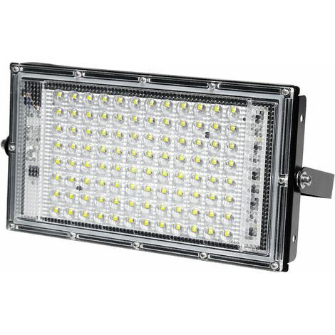 Green Mobility-AC180240V 100W 96LEDs Spot mural avec support de montage IP65 connexion de fil étanche à l'extérieur LED Playground Spot Gate Yard, Modèle n ° : White 100W Modèle n ° : White 100W (1/5)