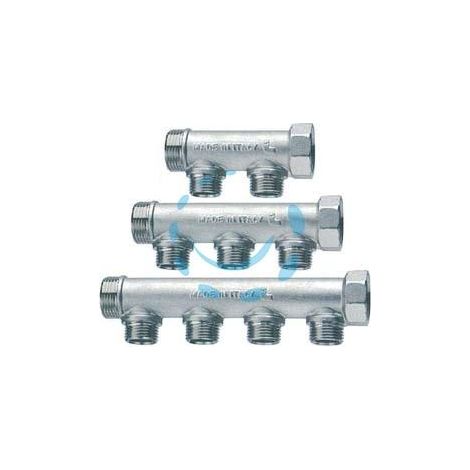 COLLETTORE DI DISTRIBUZIONE COMPONIBILE 3/4" 2 DERIVAZIONI M ART.455 - MF 3/4" - 2 derivazioni M 1/2"