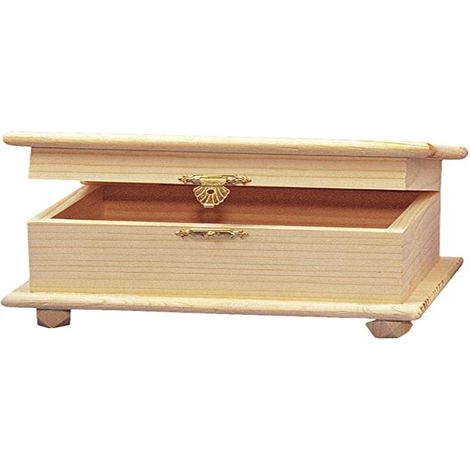 Rayher 6135000 - Cofanetto in legno, 10,5 x 19 x 13,5 cm (1/3)