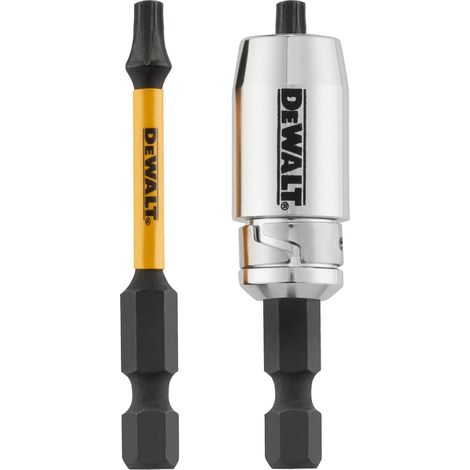 DEWALT DEWDT70537T IMPACT TORSION 2 X T20 SCREWLOCK 50 MM ET À FERMETURE MAGNÉTIQUE