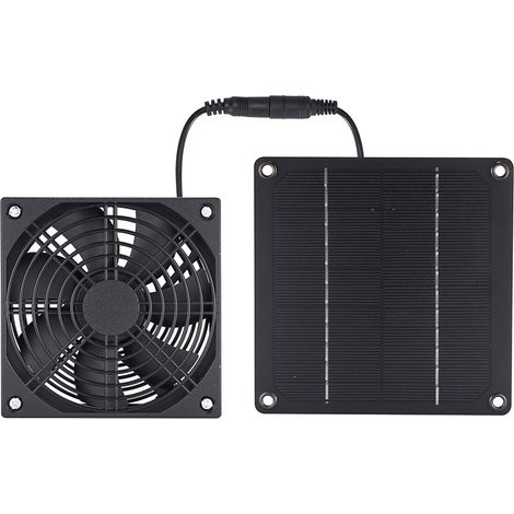 Abluftventilator mit Solarpanel – leistungsstarker, wasserdichter Solarventilator – sicherer Mini-Ventilator für den Außenbereich, belüftet Ihr Zuhause, Ihre Garage oder Ihren Hühnerstall
