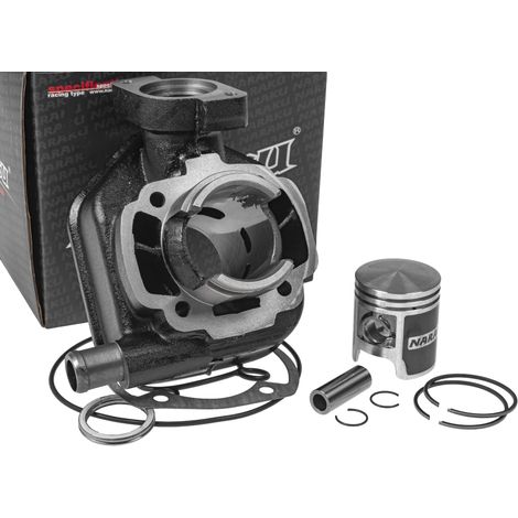 Kit cilindro Naraku 50cc, Peugeot verticale LC (senza testata) (1/4)