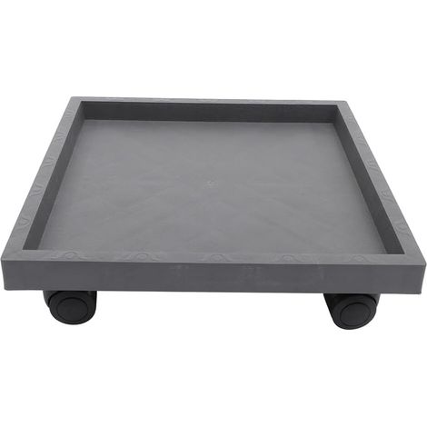 Support de Pot de Fleur à Roulette, Porte Plante a roulettes, Soucoupe pour Plantes en ABS, pour déplacer Les jardinières en Pot