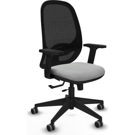 Bürostuhl piqueras y crespo Cilanco hellgrau Kunstleder Mesh (1/2)