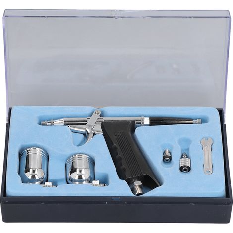 Pistolet aérographe à gravité double action avec gâchette pour peinture voiture DIY et décoration (1/5)