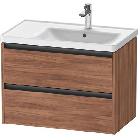 Duravit Ketho.2 bâti-support pour lavabo suspendu, 2 tiroirs,