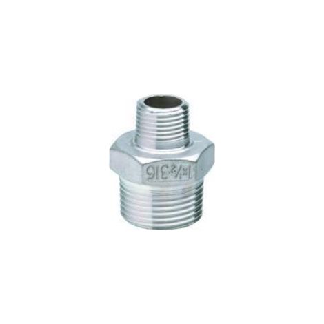 ROSCA DOBLE RED M/M FIGURA 245 3/4"X1/2" INOX AISI 316 - ATUSA