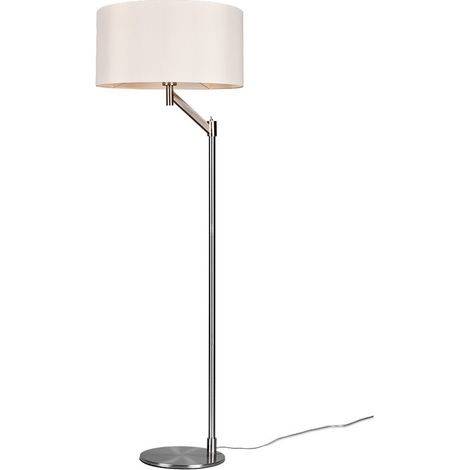 Lampadaire Cassio 1x60W E27 Nickel Mat (1/5)
