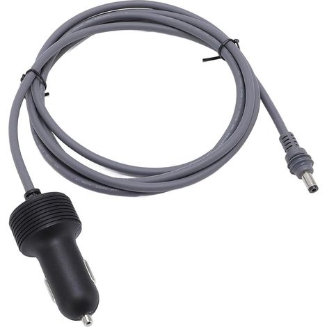 Câble D'alimentation pour Mini Appareil Satellite, Gaine en Caoutchouc 18awg, Prise DC avec Conception étanche pour Voitures, Camions, Camping-cars, Bateaux 12V-24V (5m) (1/4)