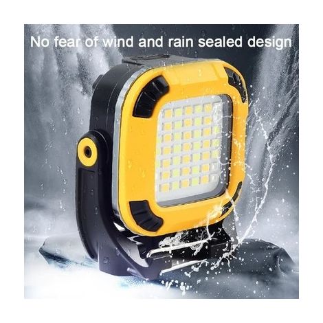 Lampe de travail LED rechargeable USB portable aluminium (1/5)