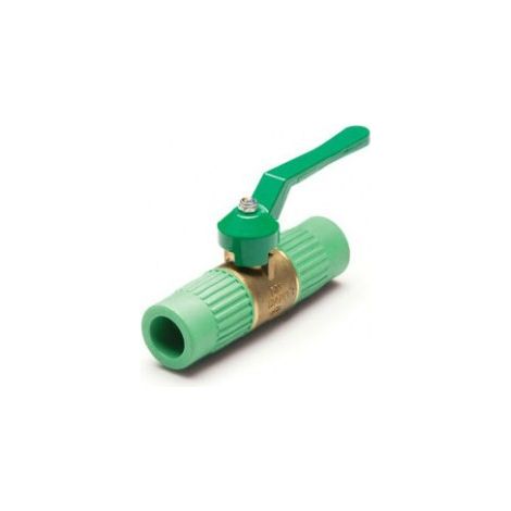 Robinet à boisseau sphérique en PPR avec joint en laiton - AQUATHERM Diamètre : Ø32 mm