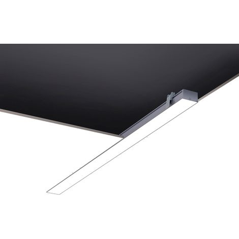 LedsC4 Infinite - Downlight LED Empotrable y 3710lm con Luz Neutra 4000K. Diámetro 5cm. Estructura de Aluminio. Uso Interior IP44. Color Gris