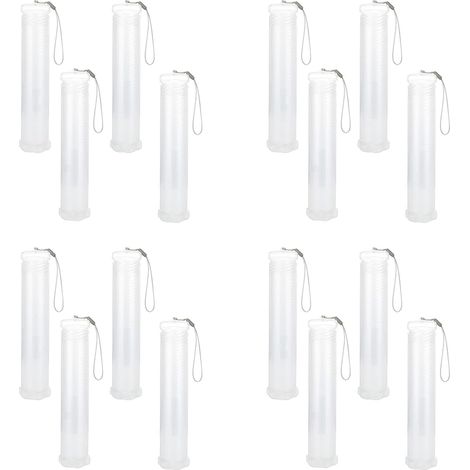 Lot de 16 ÉTuis à Pinceaux en Plastique Extensibles, Tube de Support de Pinceau Long Transparent, Contenant de Rangement pour Crayons (1/5)