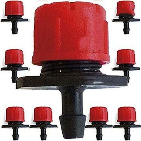 Confezione da 200 testine gocciolanti regolabili (0-70 l/h) per sistemi di irrigazione a microflusso