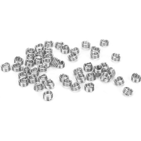 50 Stück Gewindeeinsätze, Drahtschutzhülsen, Reparaturwerkzeug, Befestigungsmaterial, US-Standard 10‑24x1D (1/5)