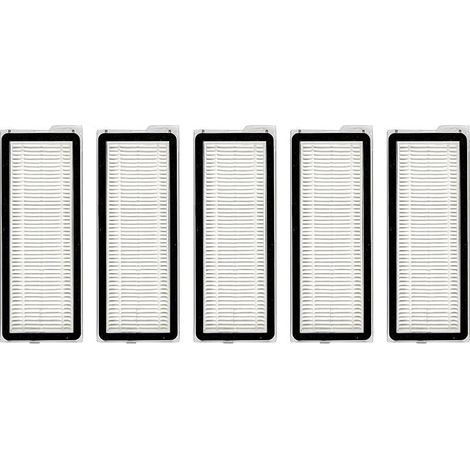 (5 Pièces) QV 35A, Q Revo S Filtre HEPA De Remplacement Pour Aspirateur Robot Roborock QV 35A, QV35S, Qrevo MaxV, Qrevo S, Qrevo Plus, Qrevo Pro, Qrevo Curv Kit De Filtre, Kit D'accessoires De Filtres (1/5)
