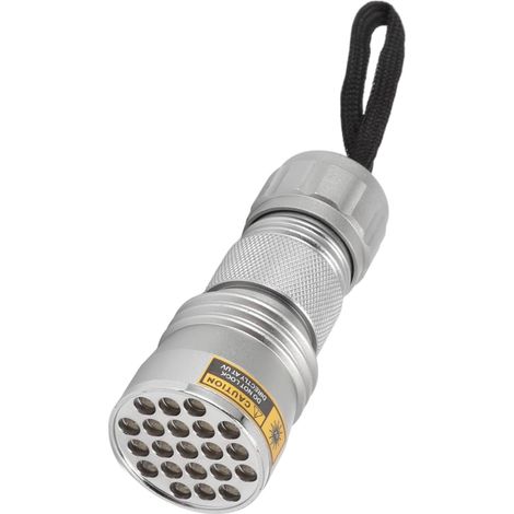 Linterna UV de luz negra - Artículos para mascotas, detección de orina de gato, equipo para la caza de fantasmas, detector de moho - Linterna ultravioleta (1/5)