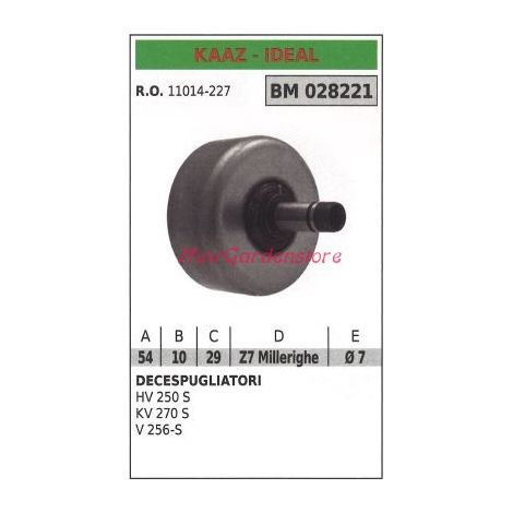 Campana frizione KAAZ decespugliatore HV 250 S KV 270 S 028221