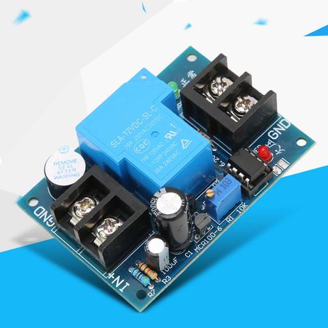 Universeller 12V-Batterie-Tiefentladeschutzregler mit zeitverzögerter Tiefentladeschutzplatine und Unterspannungsschutz. (1/5)