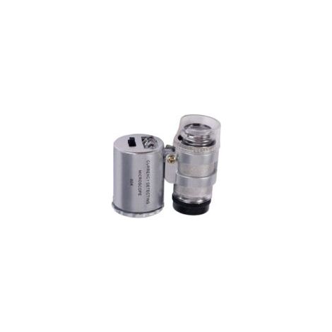 Crezuo 60X LED-beleuchtete Mini-Juwelierlupe (1/4)