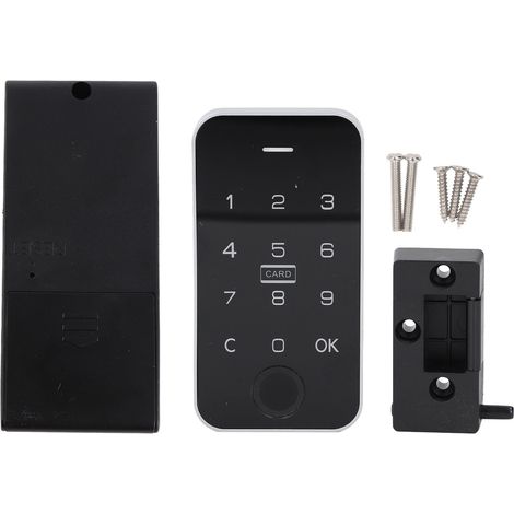 Cerradura electrónica para armarios, con teclado táctil digital y código de huella dactilar, para roperos, vestidores o mesitas de noche. (1/5)